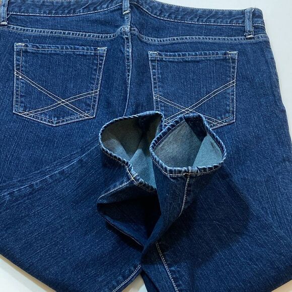 Gap 1969 Premium Skinny Dark Blue Denim Jeans Size 14 - Picture 1 of 14